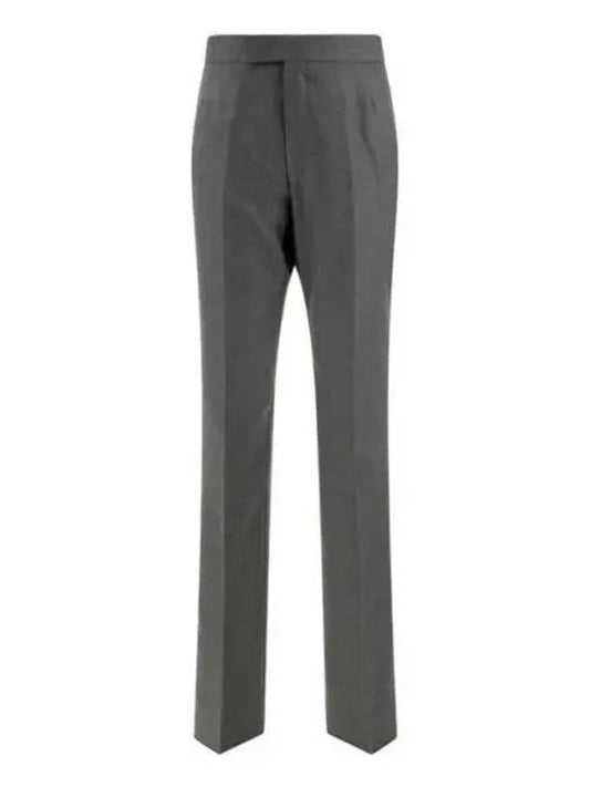 Super 120S Twill Classic Backstrap Trouser Pants Medium Grey - THOM BROWNE - BALAAN 2