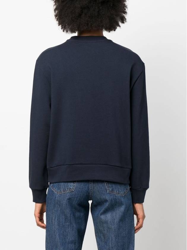 Elisa Logo Print Sweatshirt Navy - A.P.C. - BALAAN 5