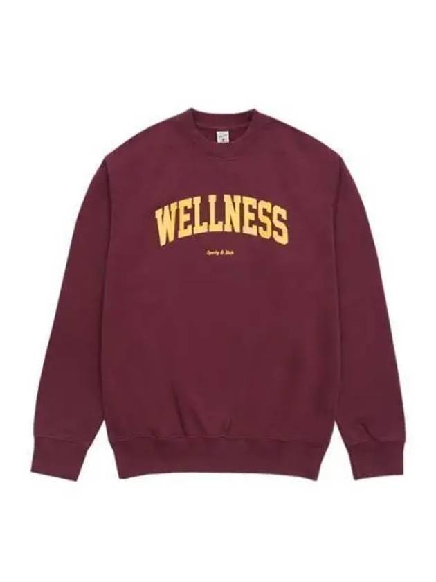 Wellness Sweatshirt Burgundy - SPORTY & RICH - BALAAN 2