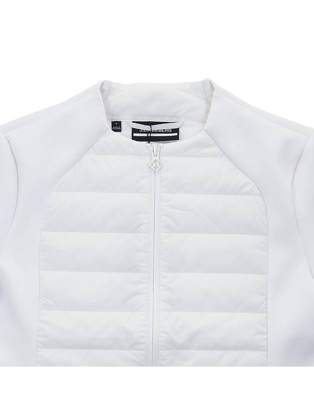 Women's Keisha Golf Padded Jacket White - J.LINDEBERG - BALAAN 4