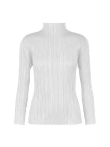 Pleated Please PP48 JK104 10 Mock Neck Basic Top 1336794 - ISSEY MIYAKE - BALAAN 1