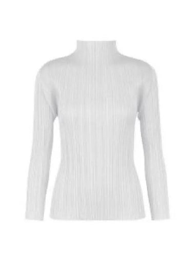 Pleated Please PP48 JK104 10 Mock Neck Basic Top 1336794 - ISSEY MIYAKE - BALAAN 1