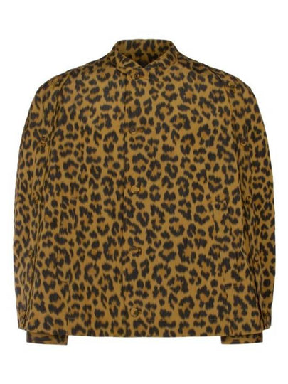 Leopard Print Short Cape Jacket Yellow - DIOR - BALAAN 2