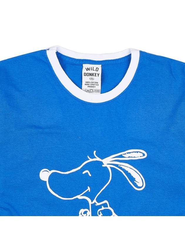 Wild Donkey Berkeley Cotton TShirt T BERKELEY ROYAL WHITE - WILD DONKEY - BALAAN 3