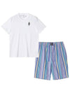 Bear Pony Striped Pajama Set - POLO RALPH LAUREN - BALAAN 3