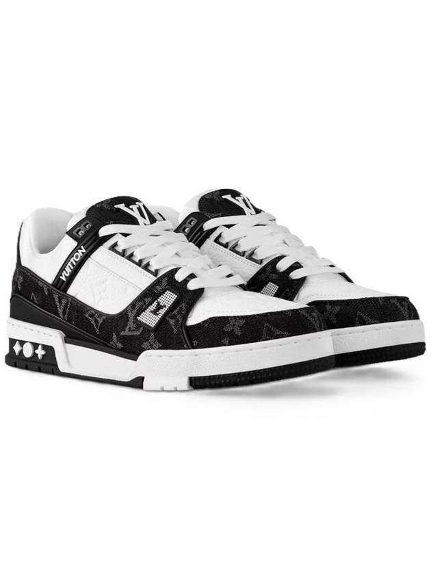 LV Trainer Low Top Sneakers Black - LOUIS VUITTON - BALAAN 2