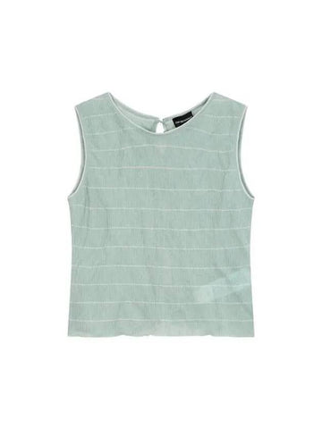 Women s Easy Back String Vest Green 270721 - EMPORIO ARMANI - BALAAN 1