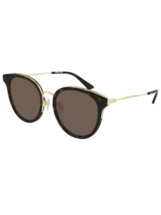 Eyewear Iconic Round Sunglasses Brown - ALEXANDER MCQUEEN - BALAAN 1