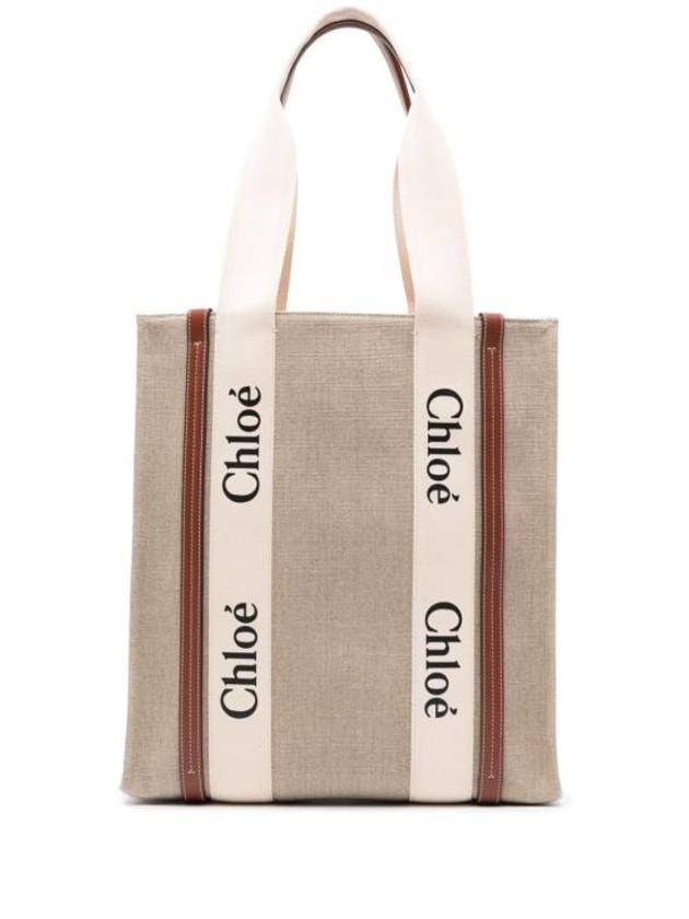 Woody Tote Bag Beige - CHLOE - BALAAN 2