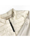 Women's Padded Down Cotton Zip-Up Jacket White - MONCLER - BALAAN 8