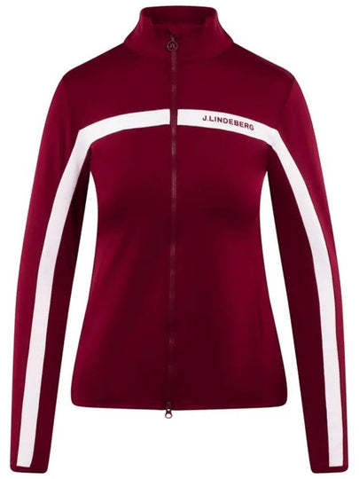 Seasonal Janice Mid Layer Track Jacket Red - J.LINDEBERG - BALAAN 2