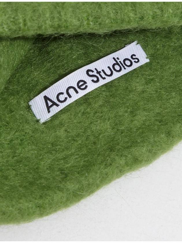 Mohair Beanie Green - ACNE STUDIOS - BALAAN 4