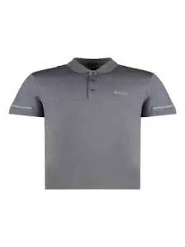 Logo Print Polo Shirt Grey - HUGO BOSS - BALAAN 2