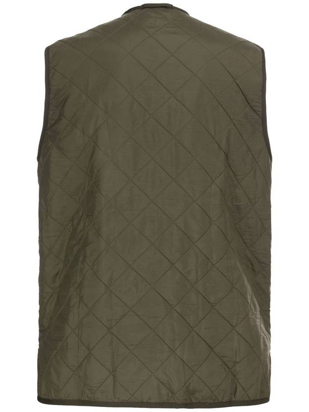 Men's Polar Quilt Zipper Liner Vest Olive - BARBOUR - BALAAN 3