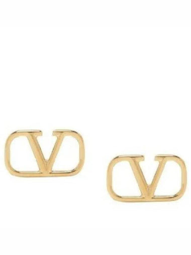 4W0J0G76 MET CS4 4W2J0G76 V logo signature earrings 1198218 - VALENTINO - BALAAN 1