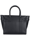 Small Classic Grain Zipper Tote Bag Black - MULBERRY - BALAAN 6