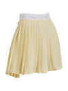 Golf Wear Uncut Chiffon Pleated Skirt Lemon - J JANE - BALAAN 3