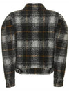 LEIKO Check Shirt Jacket Charcoal MA1204 22A012E 02AN - ISABEL MARANT - BALAAN 2