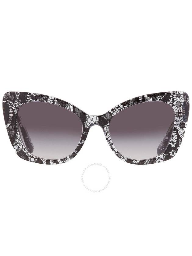 Eyewear Lace Detail Cat Eye Frame Sunglasses DG4405 - DOLCE&GABBANA - BALAAN 2