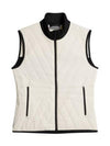 Women's Holma Quilt Hybrid Vest Whisper White - J.LINDEBERG - BALAAN 2