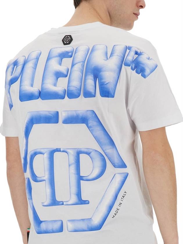 long sleeve t-shirt SADCMTK6787PJY002N01 WHITE WHITE - PHILIPP PLEIN - BALAAN 5