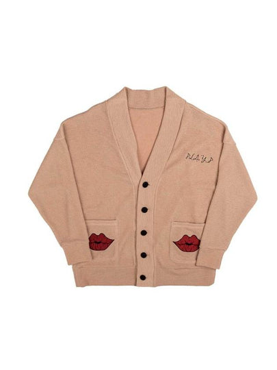 Lip pocket cardigan CA01 BEIGE - PLA.Y_P - BALAAN 2