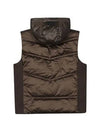 Men s Winter Swing Heavy Down Vest 1014GXWN BROWN - BLACK&WHITE - BALAAN 2