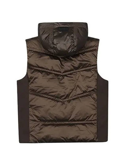 Men s Winter Swing Heavy Down Vest 1014GXWN BROWN - BLACK&WHITE - BALAAN 2