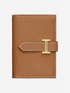 Bearn Gold Hardware Mini Card Holder Gold - HERMES - BALAAN 2