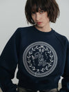 HCH Laurel Crop SweatshirtNavy - HARDCORE HAPPINESS - BALAAN 2