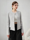 Unbalanced hem tweed jacket special tweed jacket - PRETONE - BALAAN 4