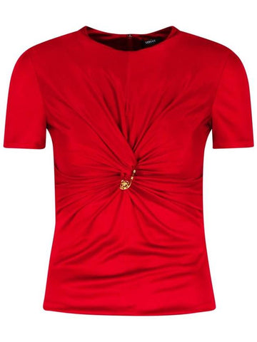 Versace "Safety Pin" Curled Top - VERSACE - BALAAN 1