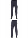 Men's Wappen Patch Jogger Pants Navy - STONE ISLAND - BALAAN 5