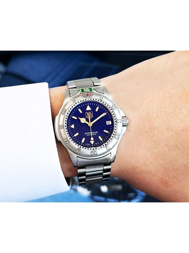 Professional 200M Deep Blue Dial Men s Steel Watch - TAG HEUER - BALAAN 9