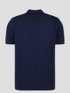 CD Icon Cotton Polo Shirt Navy - DIOR - BALAAN 3