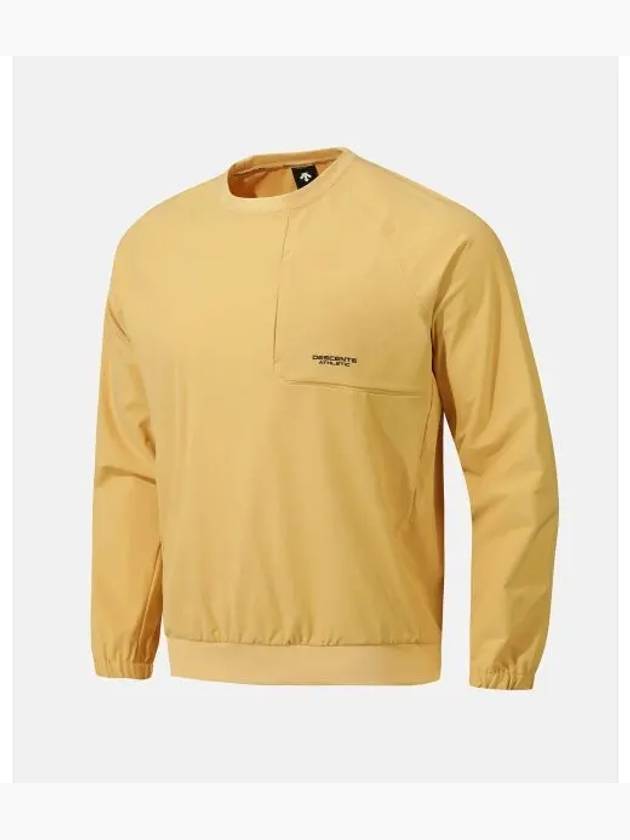 Chest Pocket Woven Sweatshirt Mustard SP323TWH91 - DESCENTE - BALAAN 1