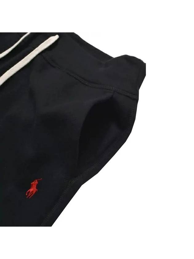 Embroidered Pony Embroidered Logo Shorts Black - POLO RALPH LAUREN - BALAAN 5