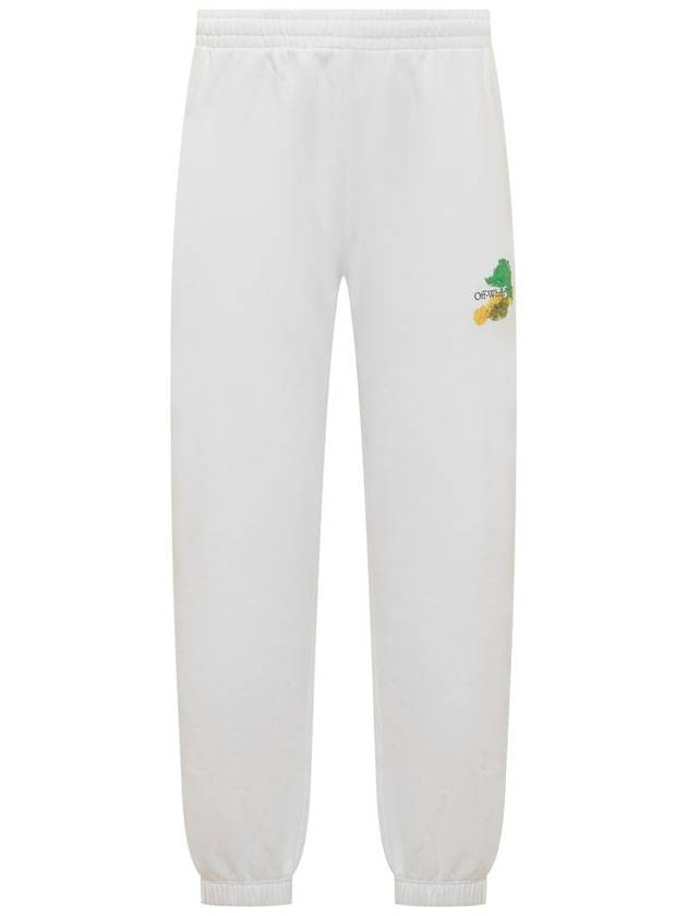 Men's Brush Arrow Track Pants White - OFF WHITE - BALAAN 3