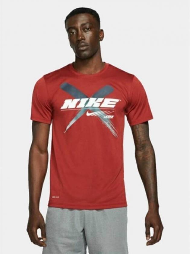 01DA1792689Dry fit training tshirtdeep burgundy - NIKE - BALAAN 1