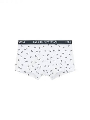 UNDERWEAR Men s Mini Eagle Logo Pattern Drawn White 271761 - EMPORIO ARMANI - BALAAN 1