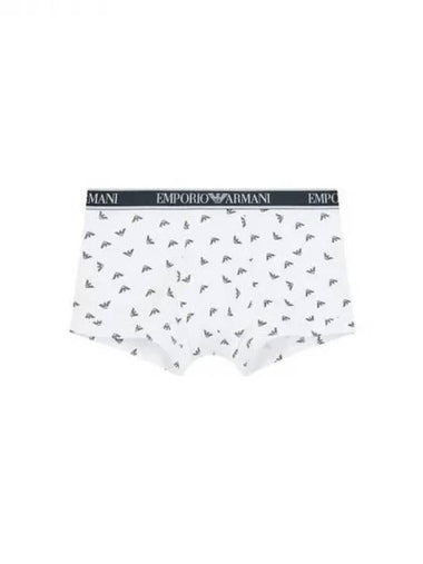 UNDERWEAR Men s Mini Eagle Logo Pattern Drawn White 271761 - EMPORIO ARMANI - BALAAN 1