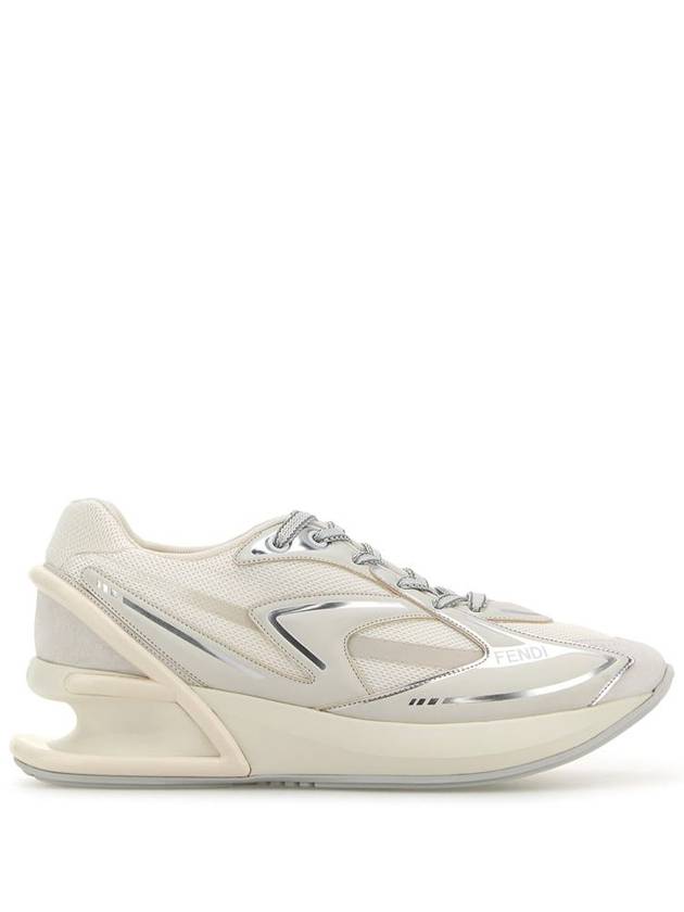 First 1 fabric low-top sneakers white - FENDI - BALAAN 2