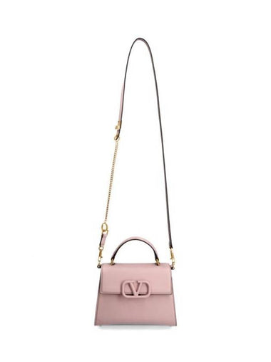 V-Sling Small Tote Shoulder Bag Water Lilac - VALENTINO - BALAAN 1