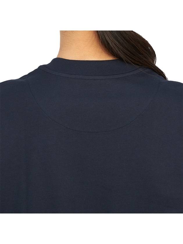 Women's Organic Cotton Long Sleeve T Shirt 3 Pack Navy - JIL SANDER - BALAAN 10