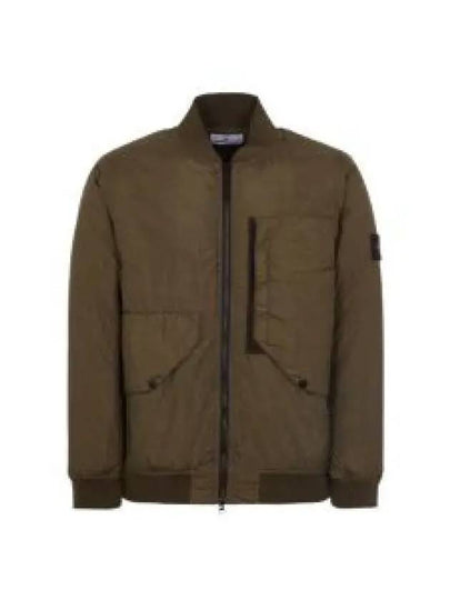 Garment Dyed Crinkle Reps Jacket Khaki - STONE ISLAND - BALAAN 2