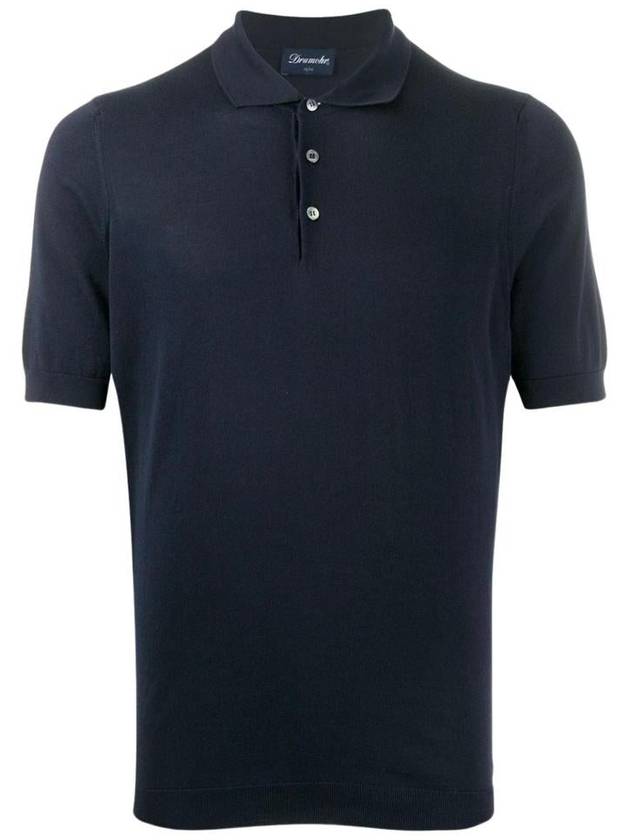 Drumohr Tricot S/S Polo Clothing - DRUMOHR - BALAAN 1