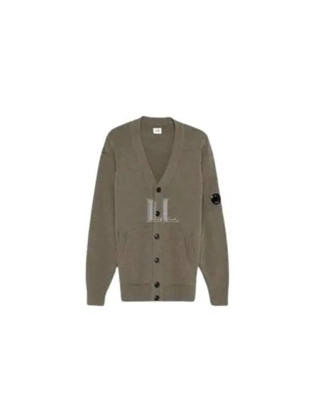 Lambswool GRS Buttoned Cardigan Beige - CP COMPANY - BALAAN 2