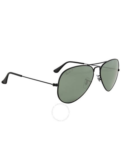 Ray Ban Aviator Polarized Green Classic G-15 Sunglasses RB3025 W3361 58 - RAY-BAN - BALAAN 2