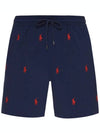 Red Pony Logo Traveler Shorts Navy - POLO RALPH LAUREN - BALAAN 3