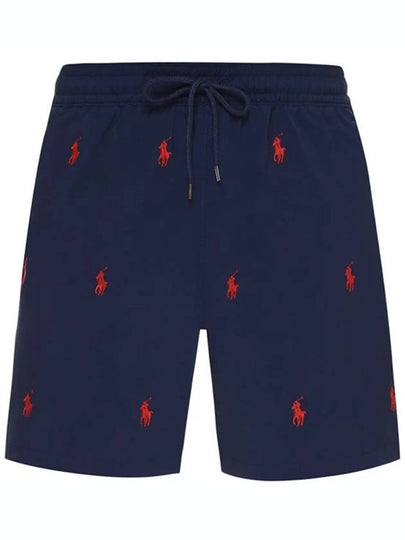 Red Pony Logo Traveler Shorts Navy - POLO RALPH LAUREN - BALAAN 2